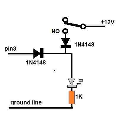 LED relay connections