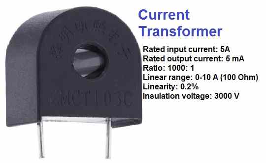 current transformer sample 1:1000