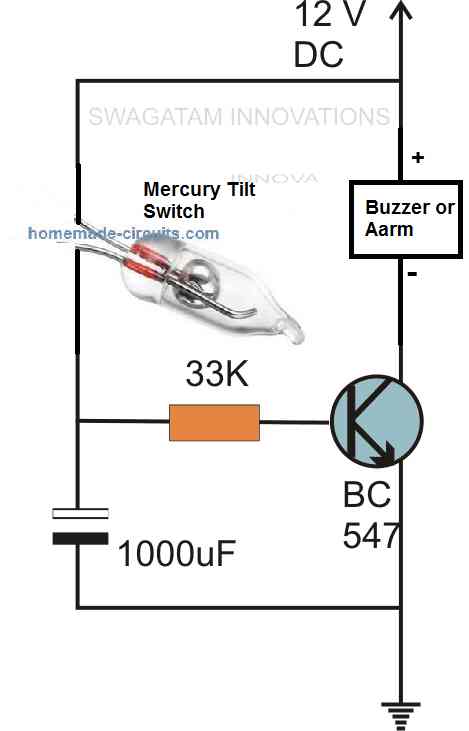 antitheft alarm circuit