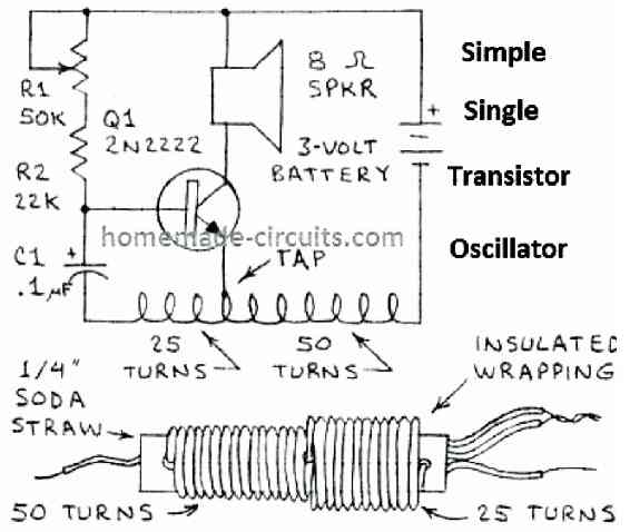 transistor LC oscillator circuit