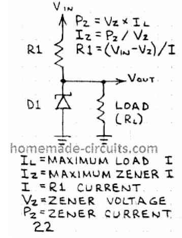 zener diode voltage regulator circuit