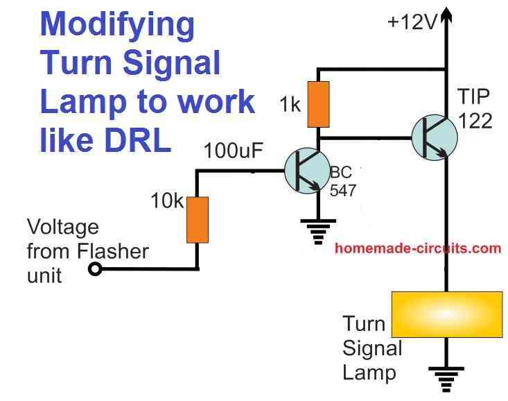 using turn signal lamps like DRL