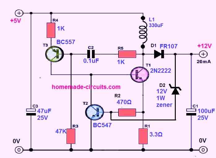 4 Easy Boost Converter Circuits Explained - Homemade Circuit Projects