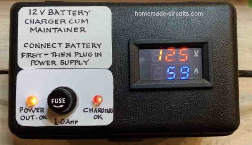 practical prototype LM317 charger circuit