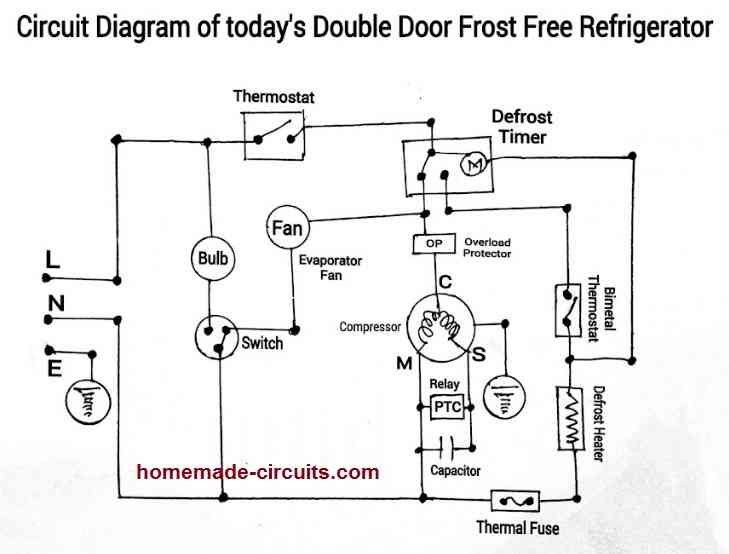 refrigerator freezer defrost heater Suitable for double-door