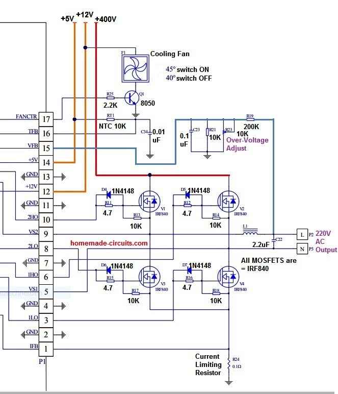 how to connect EGS002 with external mosfets