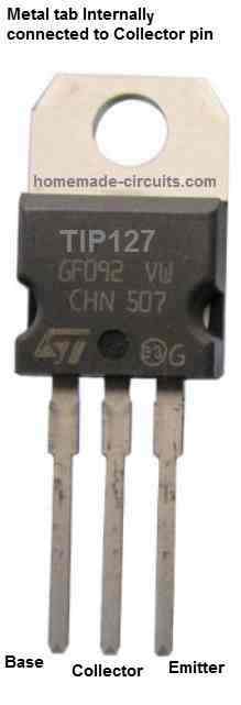 TIP127 pinout details