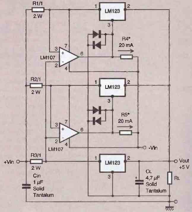 10 amp current from LM323 regulator