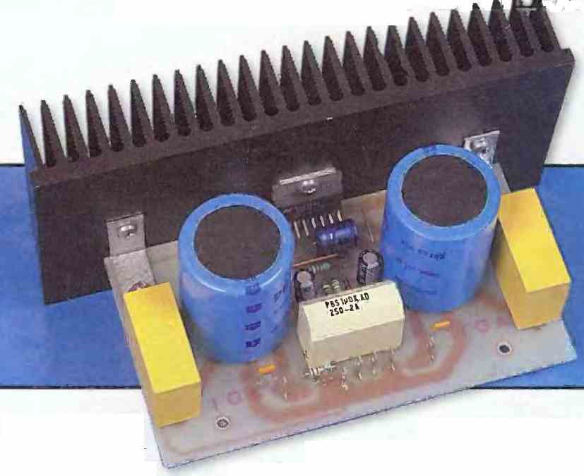 IC TDA7294 amplifier built prototype