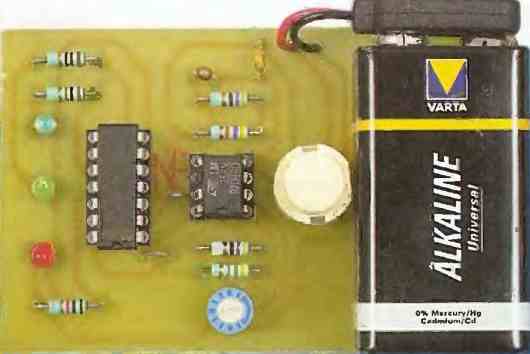 3 LED heat sensor prototype tested