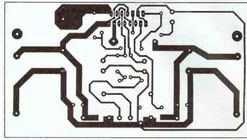 IC TDA7294 PCB track layout