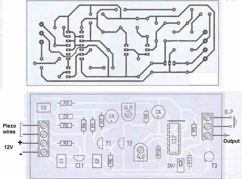 vibration sensor PCB design