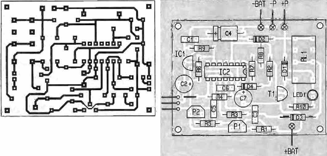 LM339 solar battery charger circuit PCB design