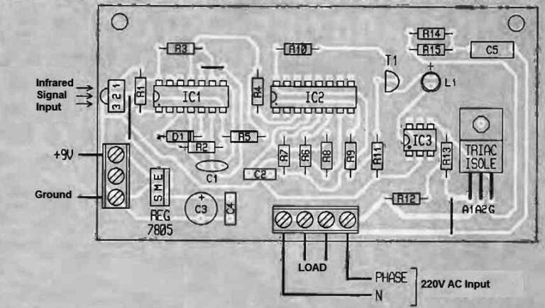 Control Lights, Fan, using TV Remote [Full Circuit Diagram] - Homemade ...