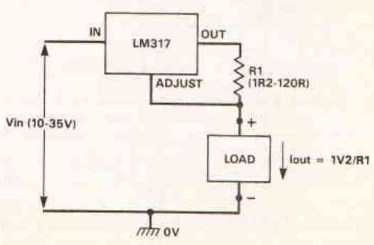 LM317 high constant current generator circuit