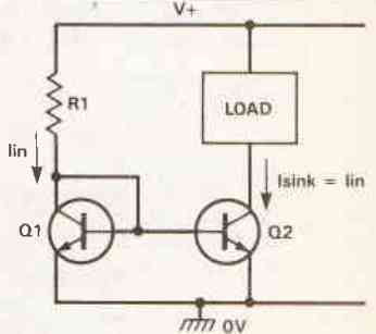 constant current generator using current mirror circuit