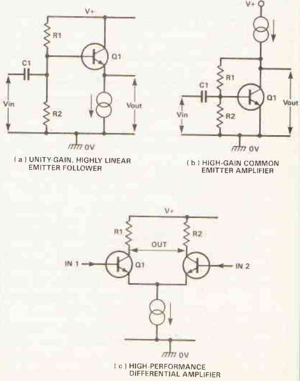 constant current generator functions as the emitter load