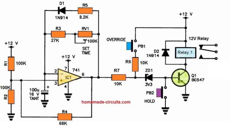 16 Easy IC 741 Op Amp Circuits Explained | Homemade Circuit Projects