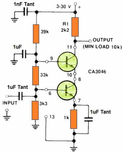 Wideband Cascade Amplifier