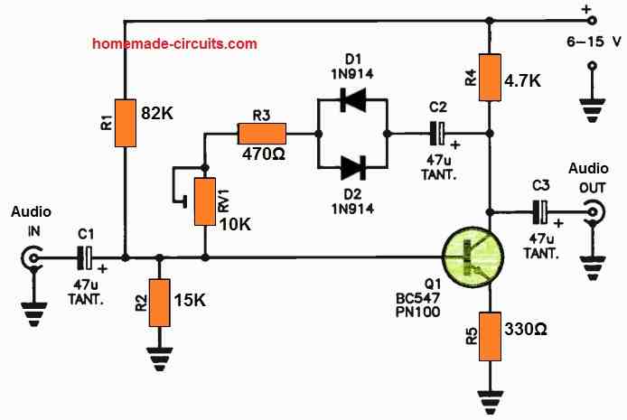 Hard Soft Clipper Circuit Diagram