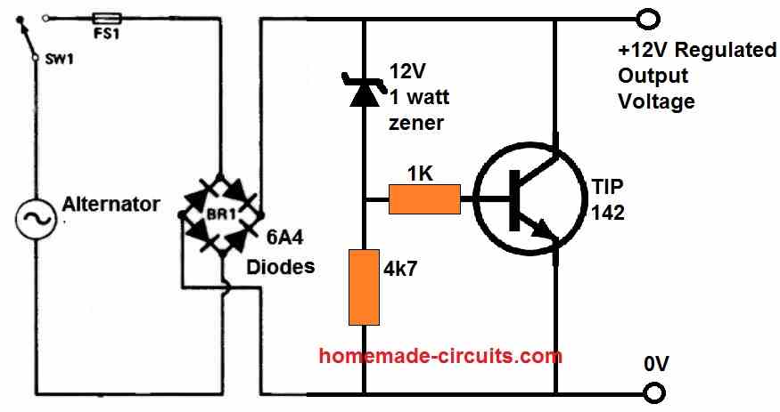 Operation and applications of the 12v diode bridge 