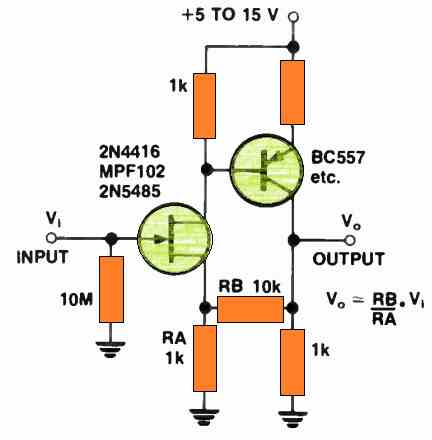 wideband video amplifier circuit