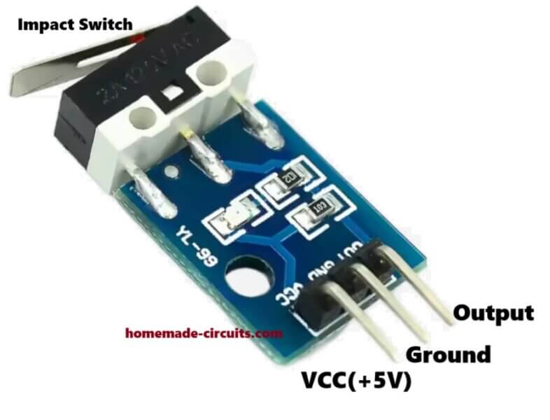 Impact Collision Switch Sensor Module