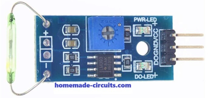 Magnetic Reed Switch Sensor Module