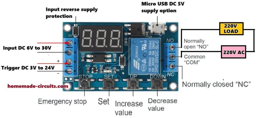 Programmable 35238 MP Timer Module pinouts