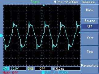 modified sinewave waveform confirmation