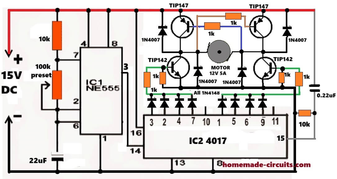 simple washing machine circuit