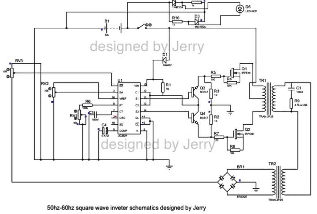 My inverter inverter schematics